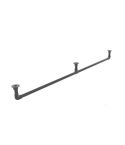 Gardinenstange Cordoba | Aluminium Schwarz 33,7 mm | Decke | DIY