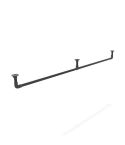 Gardinenstange Cordoba | Schwarz 33,7 mm | Decke | DIY