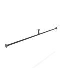 Gardinenstange Mendoza | Schwarz 33,7 mm | Wand/Decke | DIY