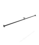 Gardinenstange Rosario | Schwarz 33,7 mm | Wand/Decke | DIY