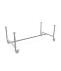 Tisch Villach| Stahl 42.4 MM | Rad | DIY
