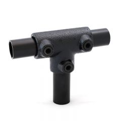 Buiskoppeling - Lang T-Stuk - 26,9mm Zwart