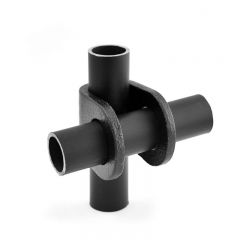 Open Kruisstuk - zwart (42.4)