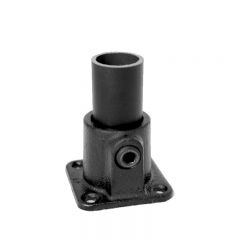 Fußplatte, vierkant- schwarz (26.9)