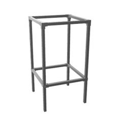 Barhocker Bari | Vierkant Schwarz 25x25 mm | Deckel | DIY