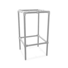 Barhocker Bari | Stahl 26,9 mm | Kappe | DIY