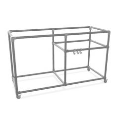 BBQ-Möbel Bavette | Stahl 33,7 mm | Rad | DIY