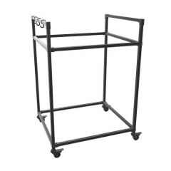 BBQ Möbel Gamba | Vierkant Schwarz 25x25 mm | Rad | DIY