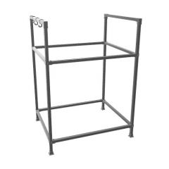 BBQ-Möbel Guacamole | Vierkantstahl Schwarz  25x25 mm | Fuß | DIY