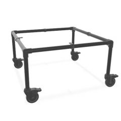 Beistelltisch Gerlos | Schwarz 26,9 mm | Rad | DIY