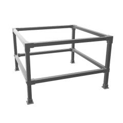 Beistelltisch Hinterglemm Duo | Quadratisch Schwarz 25x25 mm | Fuß | DIY