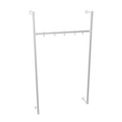 Garderobe Lincoln | Vierkantstahl 25x25 mm | Wand | DIY
