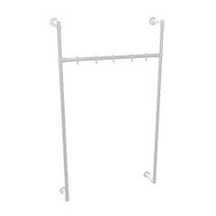 Garderobe Lincoln | Stahl 26,9 mm | Wand | DIY