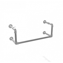 Kapstok Manchester | Staal 33.7 mm | Wand | DIY