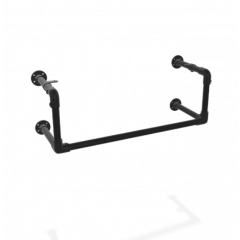 Kapstok Manchester | Zwart 33.7 mm | Wand | DIY