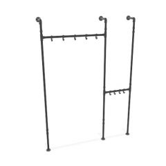 Kapstok Wakefield | Zwart 33.7 mm | Staand | DIY