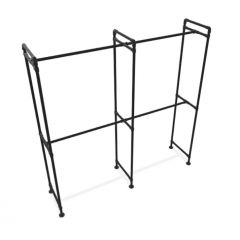 Kledingrek Lyon | Zwart 26.9 mm | Staand | DIY