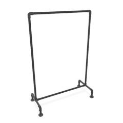 KLEDINGREK MARSEILLE | ZWART 26.9MM | VOET | DIY