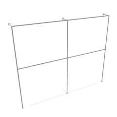 Kledingrek Tours | Staal 26.9 mm | Vloer/Wand | DIY