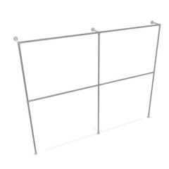 Kapstok Tours | Staal 33.7 mm | Vloer/Wand | DIY