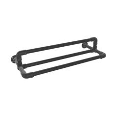 Schuhregal Emma | Schwarz 26,9 mm | Wand | DIY