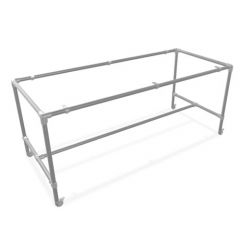 Tafel Graz | Staal 33.7 mm | Wiel | DIY