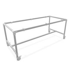 Tafel Graz | Staal 42.4 mm | Wiel | DIY