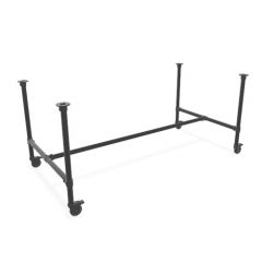 Tisch Villach| Schwarz 33.7 MM | Rad | DIY