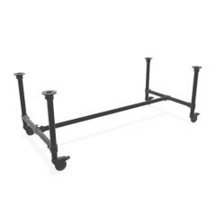 Tisch Villach| Schwarz 48.3 MM | Rad | DIY