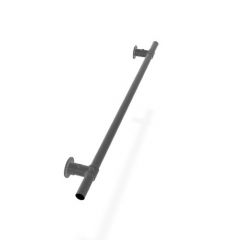 Handlauf Turi | Aluminium Schwarz 33,7 mm | Wand | DIY