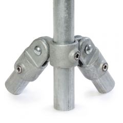 Buiskoppeling - 90 Dubbel Scharnierstuk - 26,9mm