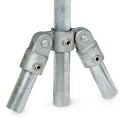 Buiskoppeling - Dubbel Scharnierstuk - 33,7mm