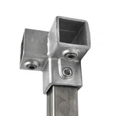 Drieweg Kniestuk 90° - vierkant (40mm)