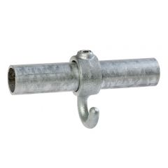 Buiskoppeling - Haak gedraaid - 33,7 mm