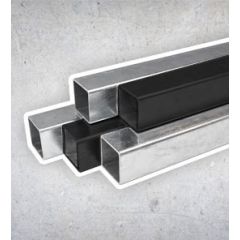 Vierkantrohr Stahl Schwarz - 25x25mm